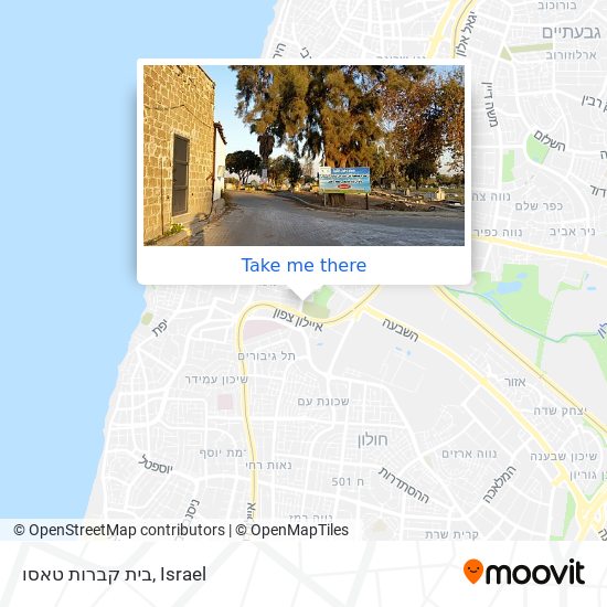 בית קברות טאסו map