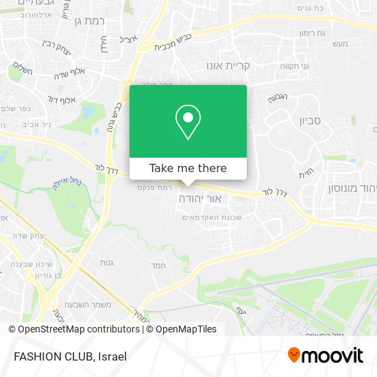 FASHION CLUB map