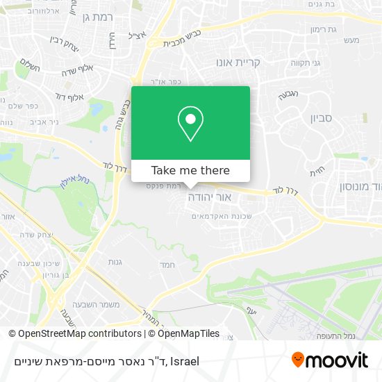 ד''ר נאסר מייסם-מרפאת שיניים map