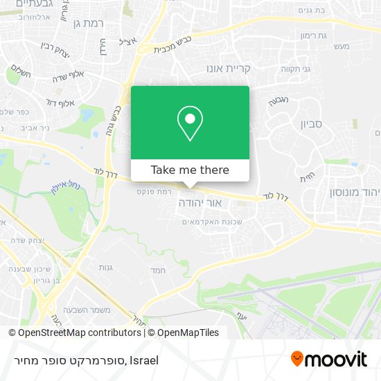 סופרמרקט סופר מחיר map
