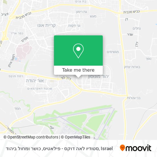 סטודיו לאה דוקס - פילאטיס, כושר ומחול ביהוד map