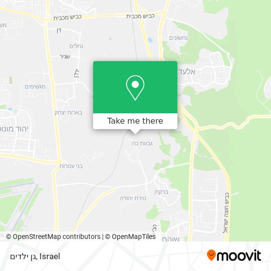 גן ילדים map