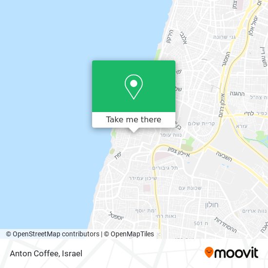 Карта Anton Coffee