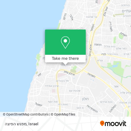 מפגש הפיצה map