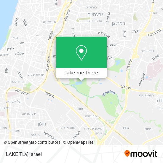 LAKE TLV map