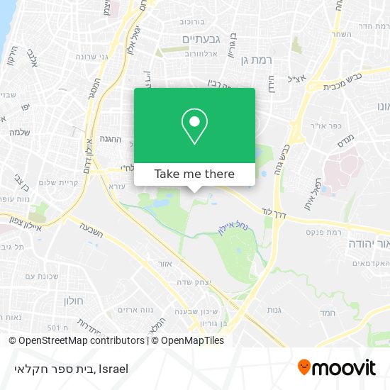 בית ספר חקלאי map