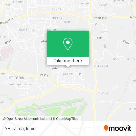 נצח ישראל map