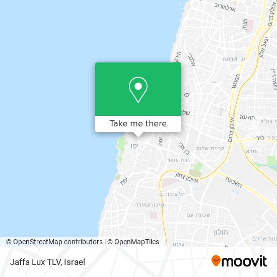Jaffa Lux TLV map