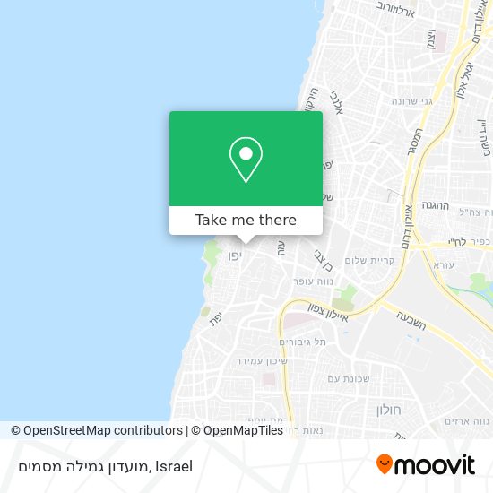 מועדון גמילה מסמים map