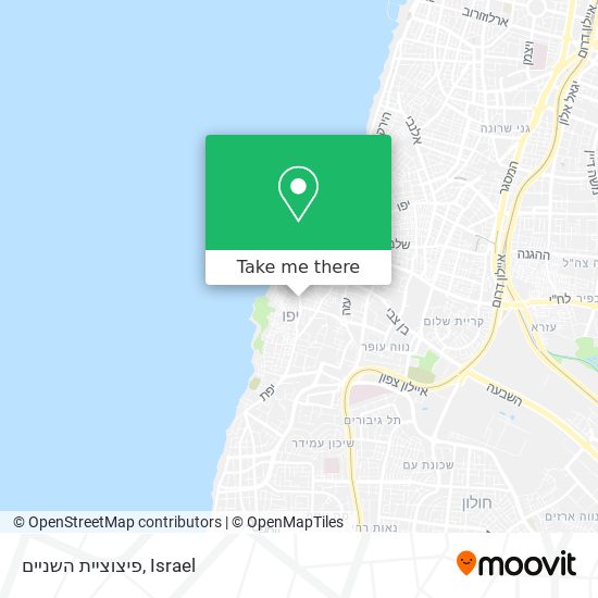 פיצוציית השניים map