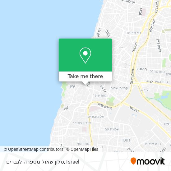 סלון שאול-מספרה לגברים map