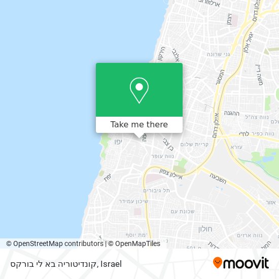 קונדיטוריה בא לי בורקס map