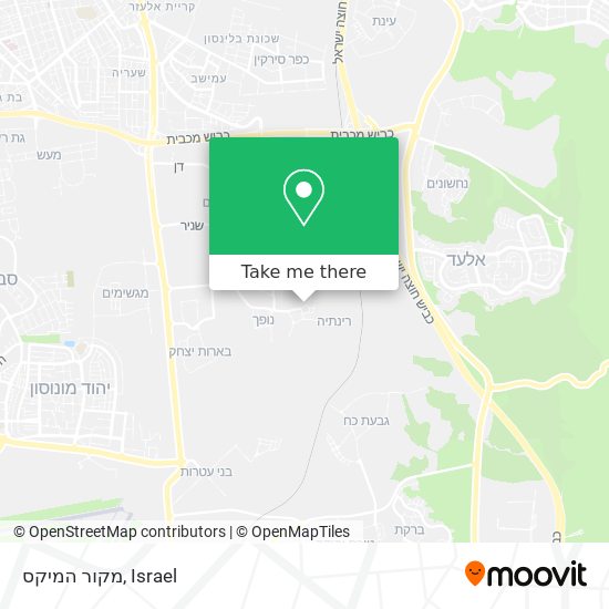 Карта מקור המיקס