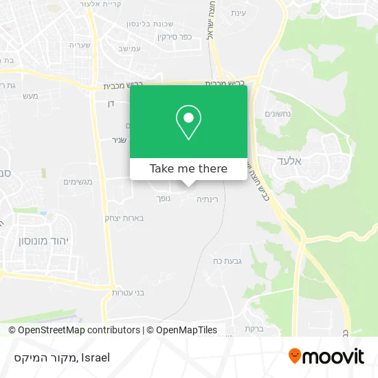 Карта מקור המיקס