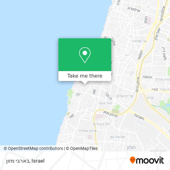 בארבי מזון map