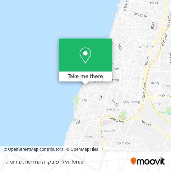 אילן פיבקו התחדשות עירונית map