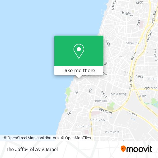 The Jaffa-Tel Aviv map