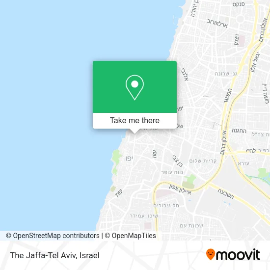 Карта The Jaffa-Tel Aviv