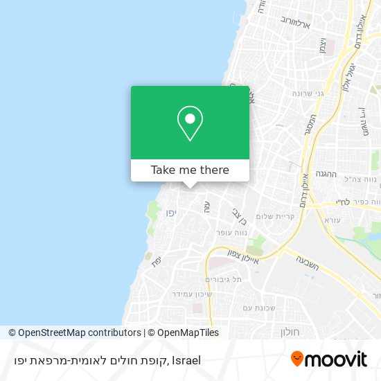 קופת חולים לאומית-מרפאת יפו map