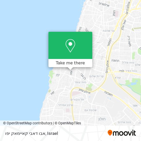 אבו דאבי קאיימאק יפו map