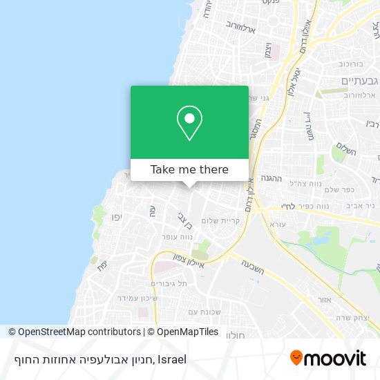 חניון אבולעפיה אחוזות החוף map