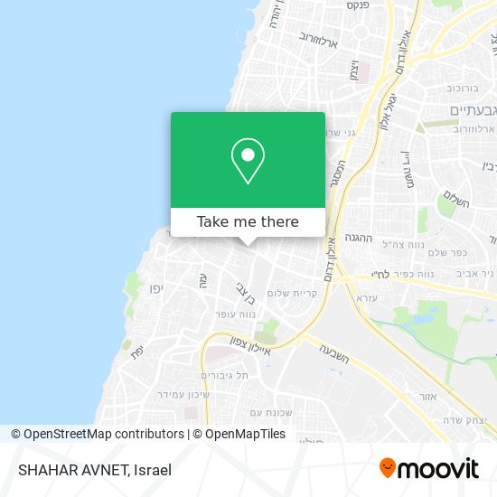 Карта SHAHAR AVNET