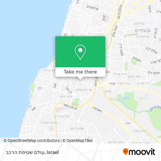 עולם שטיפת הרכב map