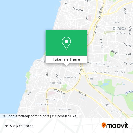 בנק לאומי map