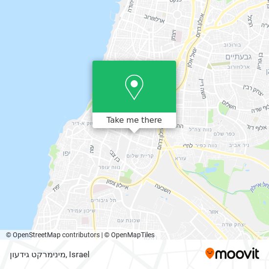 מינימרקט גידעון map