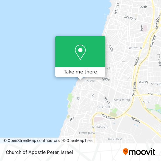 Church of Apostle Peter map