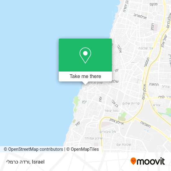 Карта ורדה כרמלי