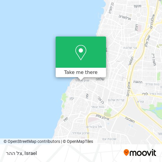 צל ההר map