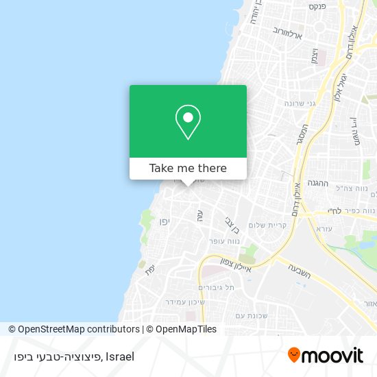 פיצוציה-טבעי ביפו map