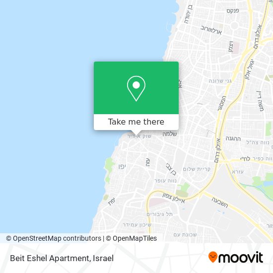 Карта Beit Eshel Apartment