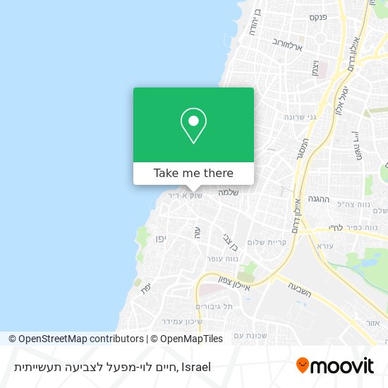 חיים לוי-מפעל לצביעה תעשייתית map