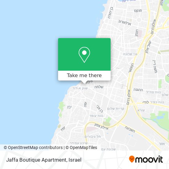 Карта Jaffa Boutique Apartment