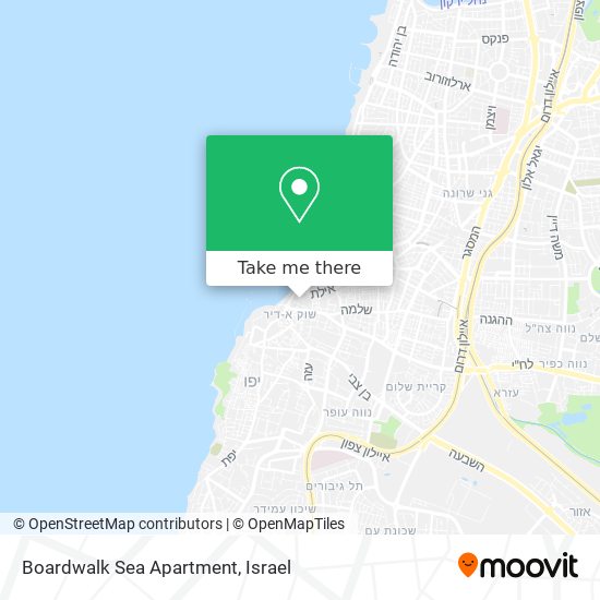 Boardwalk Sea Apartment map