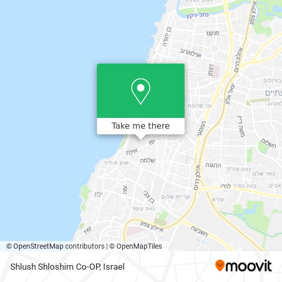 Shlush Shloshim Co-OP map