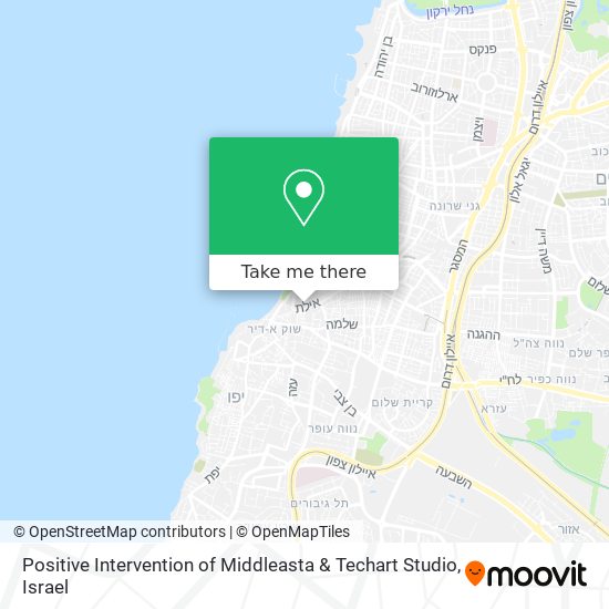 Positive Intervention of Middleasta & Techart Studio map