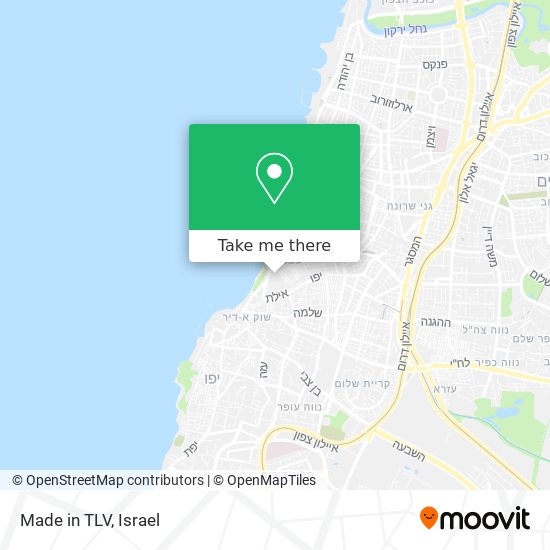 Made in TLV map