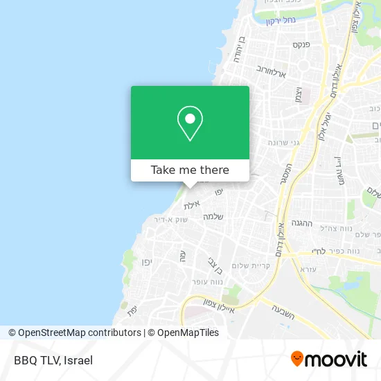 Карта BBQ TLV