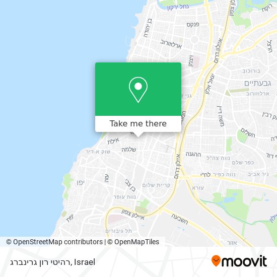 רהיטי רון גרינברג map