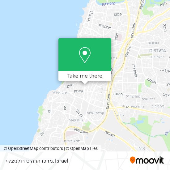 מרכז הרהיט רולניצקי map