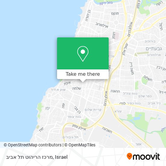 מרכז הריהוט תל אביב map