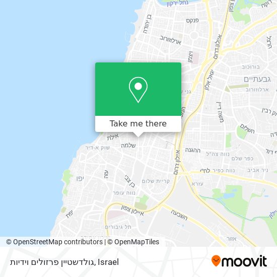 גולדשטיין פרזולים וידיות map