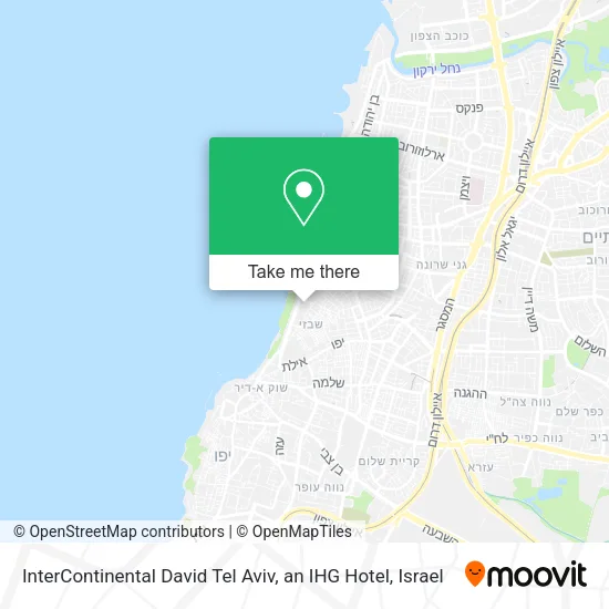 Карта InterContinental David Tel Aviv, an IHG Hotel