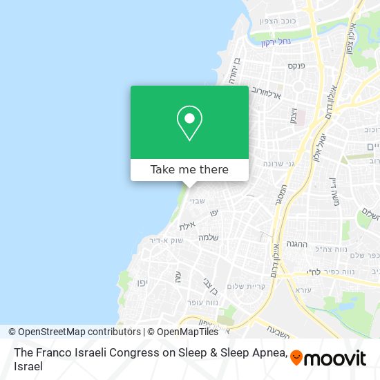 The Franco Israeli Congress on Sleep & Sleep Apnea map