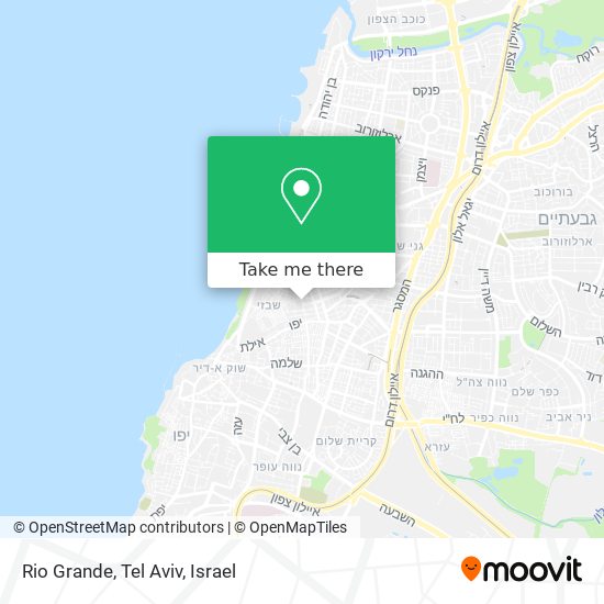 Rio Grande, Tel Aviv map