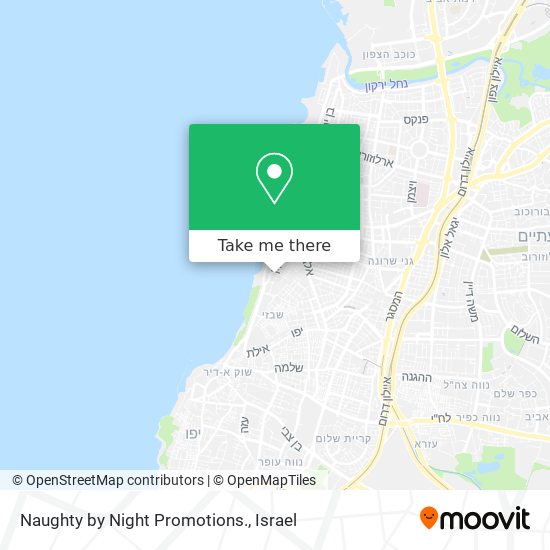 Naughty by Night Promotions. map