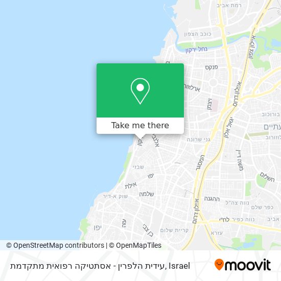 עידית הלפרין - אסתטיקה רפואית מתקדמת map